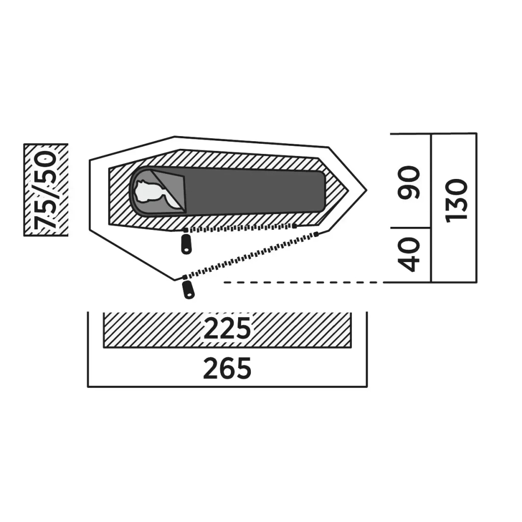 Намет Easy Camp Sarek 1 (120467) (931539) - зображення 6