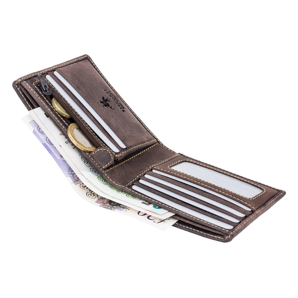 Гаманець Visconti 707 Shield Oil Brown (707 OIL BRN) - зображення 4