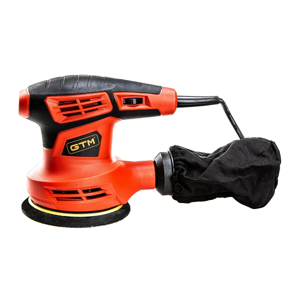 Шліфувальна машина GTM OS125/280, 125мм, 280Вт, 6000-12000об/хв. (OS125/280) - зображення 2