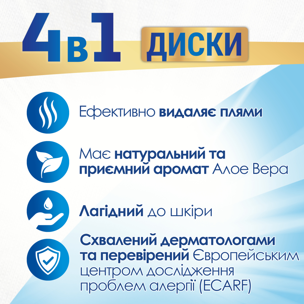 Капсули для прання Persil Discs Сенситив 41 шт. (9000101537734) - зображення 3