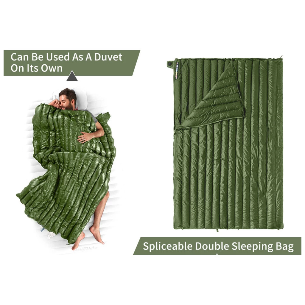 Спальний мішок Naturehike CWM295 CNK2300SD013, зелений (6976023920882) - зображення 2