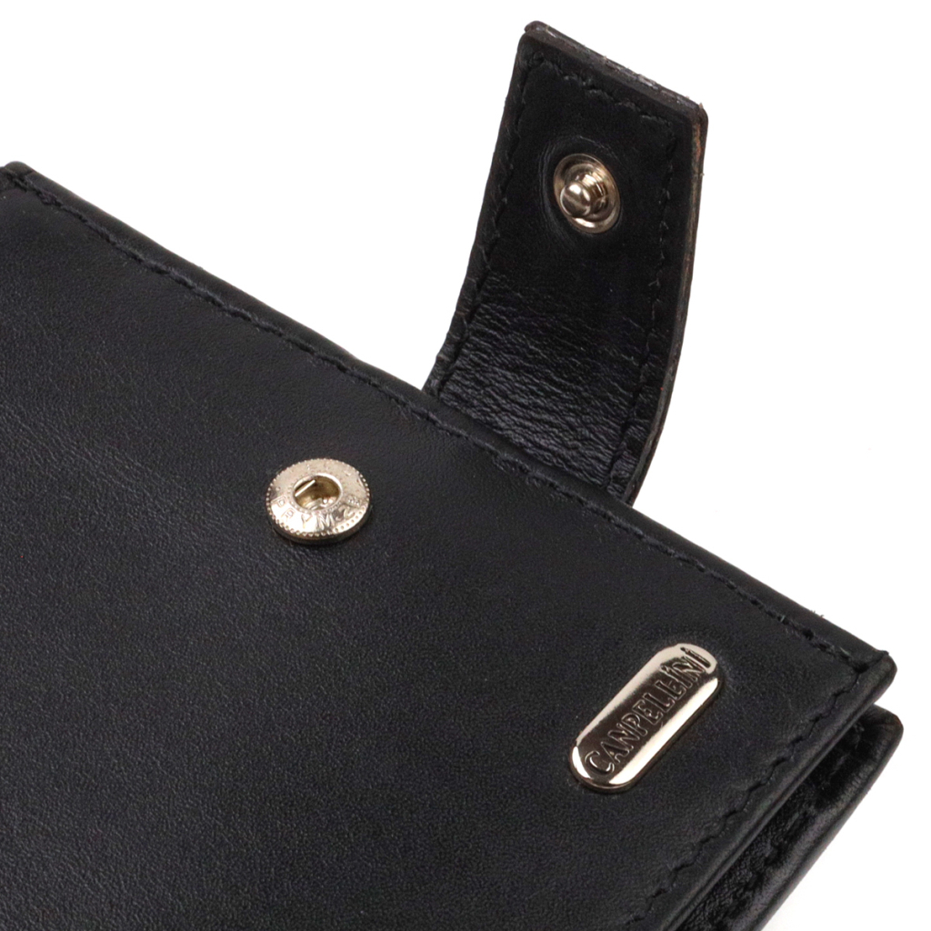 Гаманець Canpellini З натуральної шкіри Чорний (21792) - зображення 5