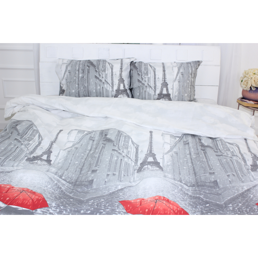 Постільна білизна MirSon Бязь Premium 17-0138 Pluie 175х210 (2200001644878) - изображение 4