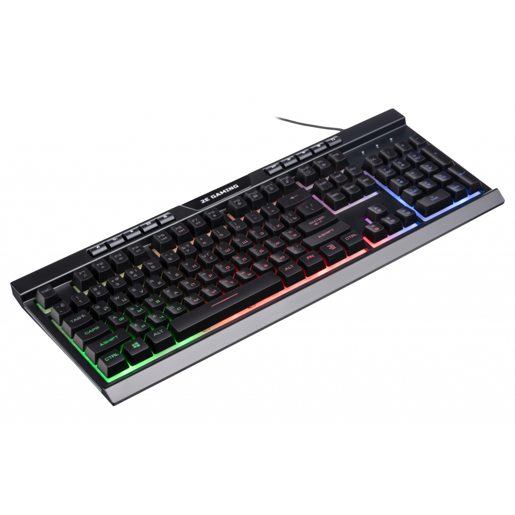 Клавіатура 2E GAMING KG300 LED USB Black (2E-KG300UB) - зображення 5