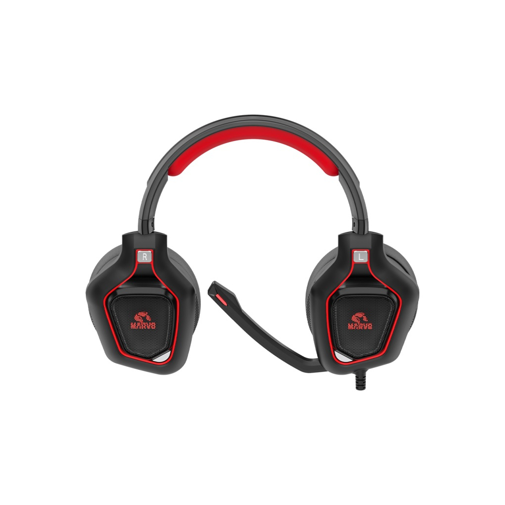 Навушники Marvo HG8960 Pro Red-LED Black/Red (HG8960) - зображення 2
