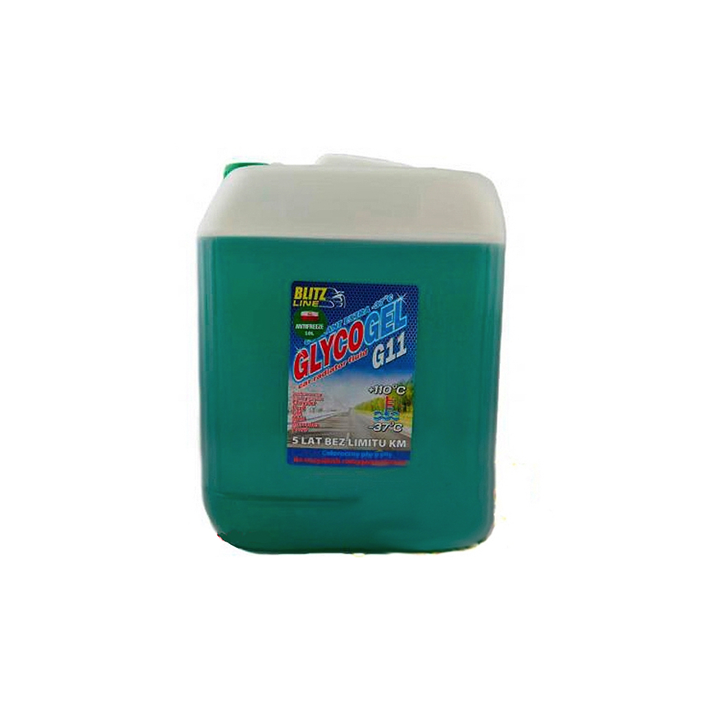 Антифриз Blitz Line Glycogel G11 ready-mix -37C зелений, 10л (11кг.) (28879) - зображення 1