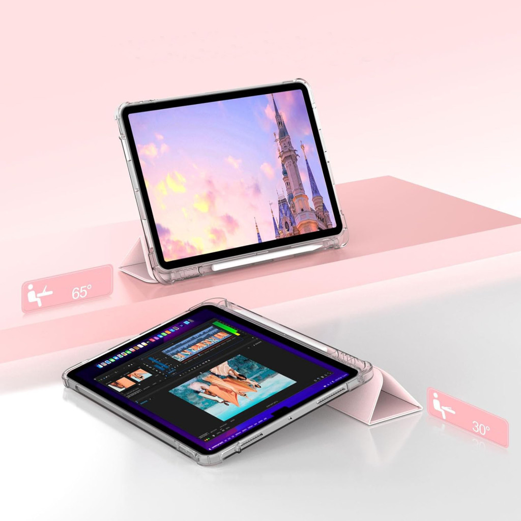 Чохол до планшета BeCover Soft Edge Apple iPad Air (4/5) 2020/2022 10.9" Pink (711125) - зображення 5