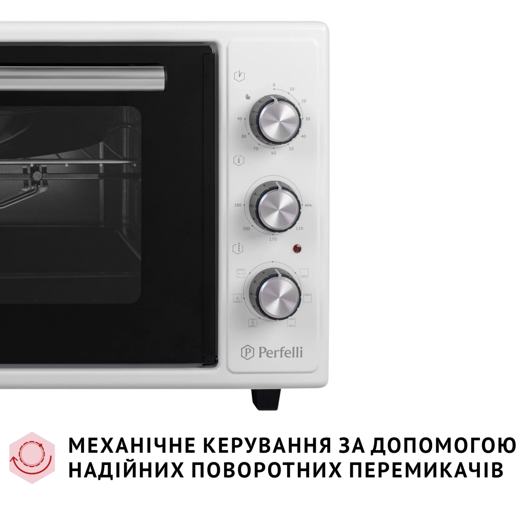 Електропіч Perfelli SIERRA 48 WHITE - зображення 3