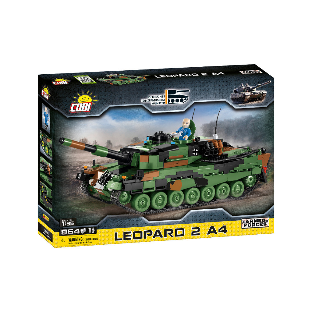 Конструктор Cobi Танк Леопард 2, 864 деталі (COBI-2618) - зображення 1