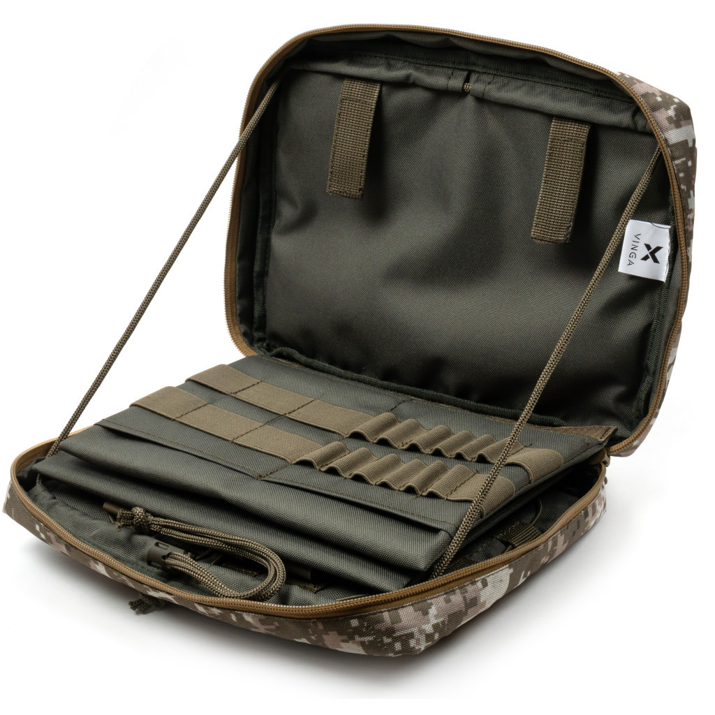 Чохол до планшета Vinga Tactical Military universal 10-11" MOLLE, Oxford 600D, pixel (VTB11UTMOP) - зображення 3
