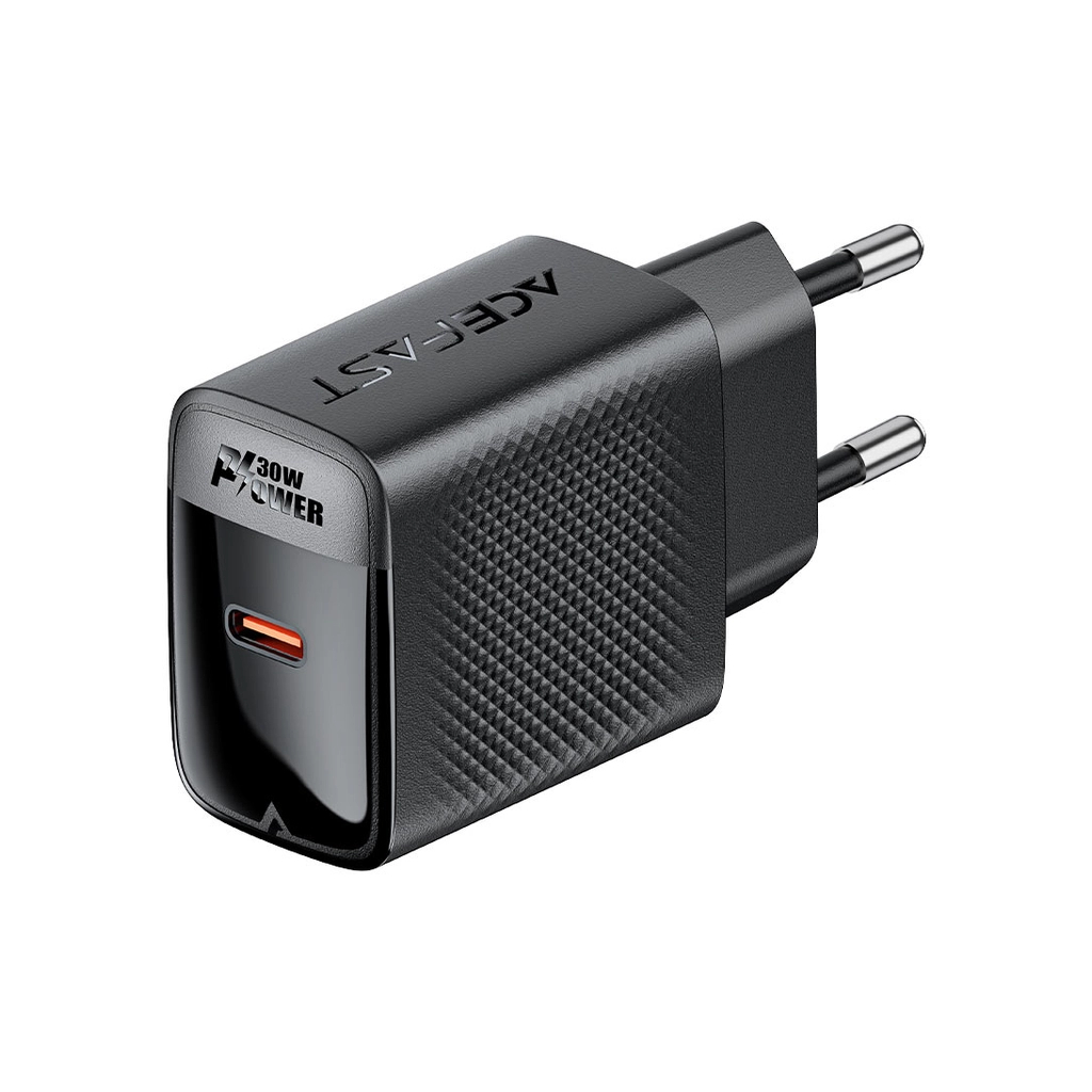 Зарядний пристрій Acefast A102 USB-C PD30W GaN Black (6974316283287) - зображення 3