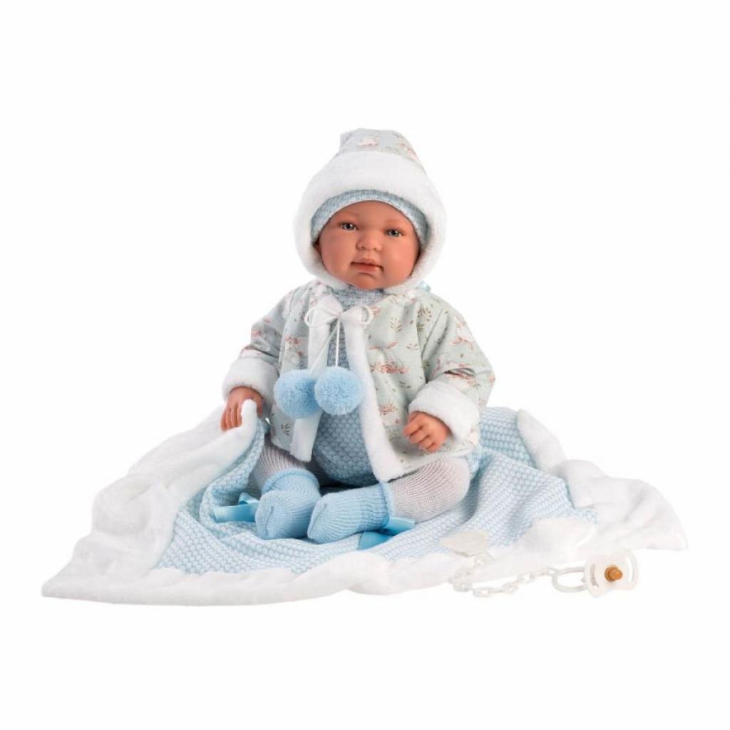 Пупс Llorens що плаче Tino con toquilla, 44 см (84437) - зображення 3