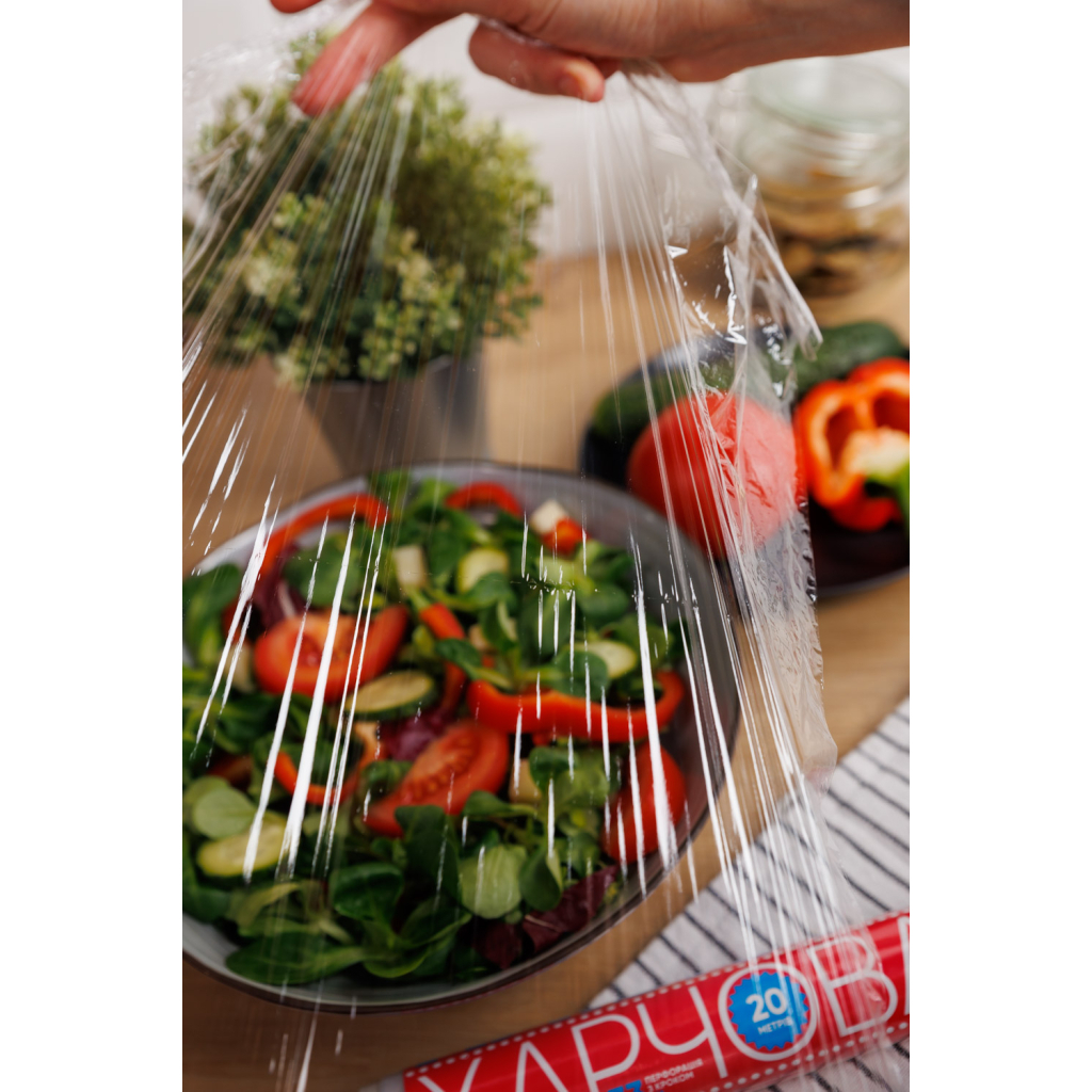 Плівка для продуктів Добра Господарочка З перфорацією 20 м (4820086522915) - зображення 5