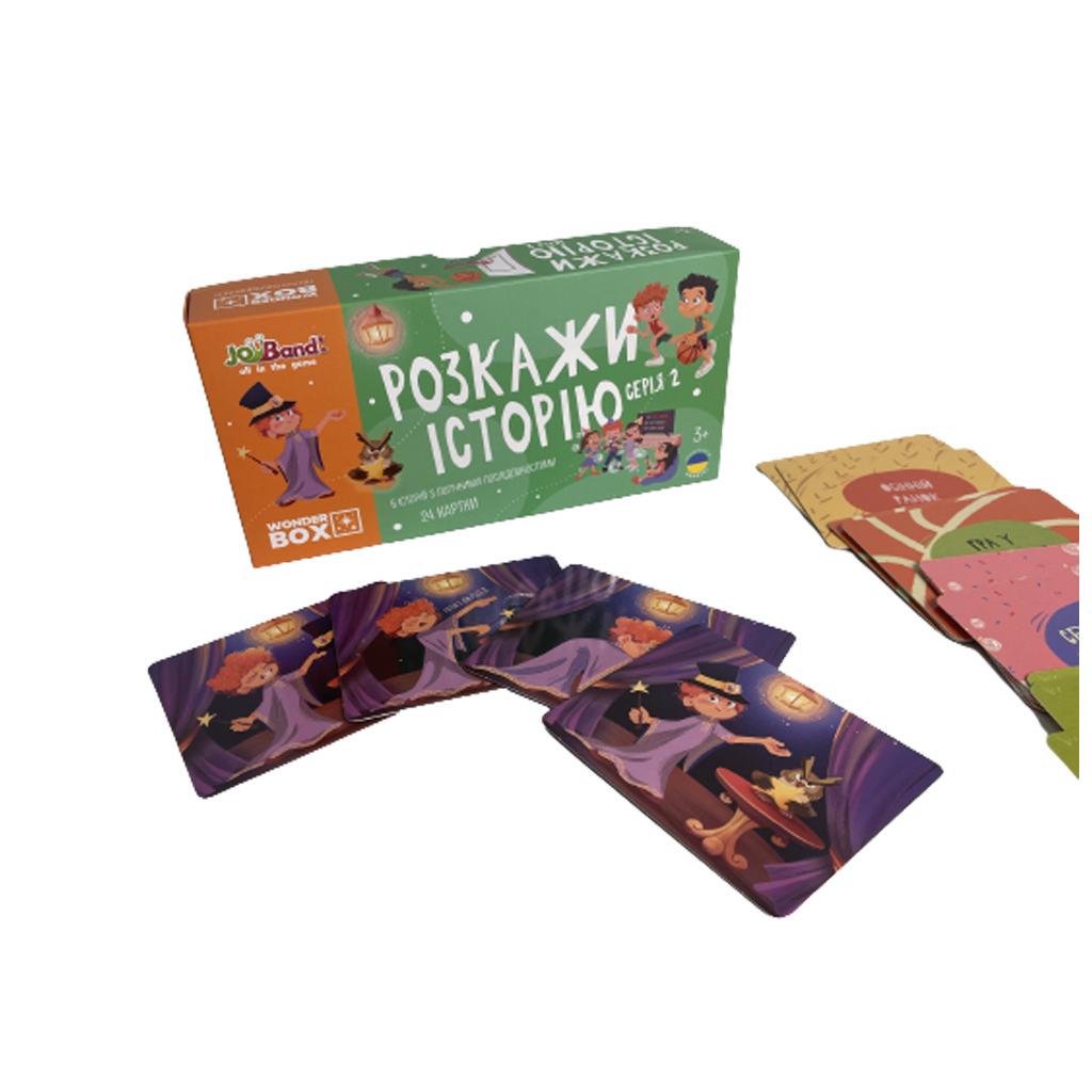Настільна гра JoyBand Набір логічних карток Розкажи історію Серія №2 (WB102) - зображення 4