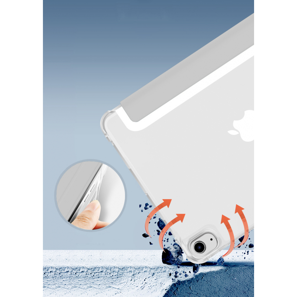 Чохол до планшета BeCover Soft Edge Pencil Apple iPad mini 6 2021 Gray (706806) - зображення 4