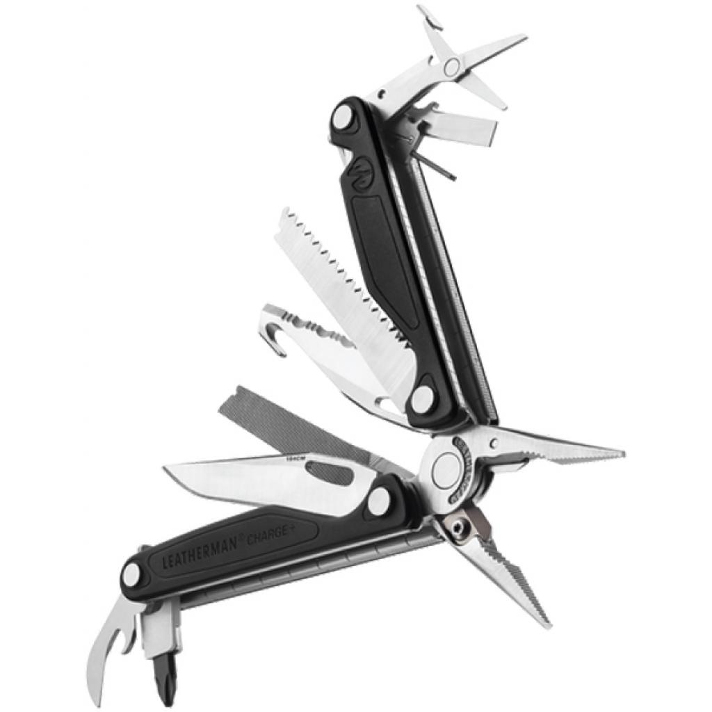 Мультитул Leatherman Charge Plus, синтетический чехол, карт. кор., метрич. биты (832516) - зображення 2