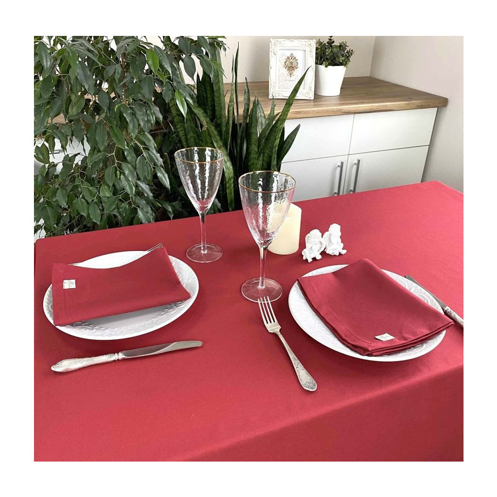 Серветка на стіл Прованс Бордо 35х43 см (21371) - зображення 3