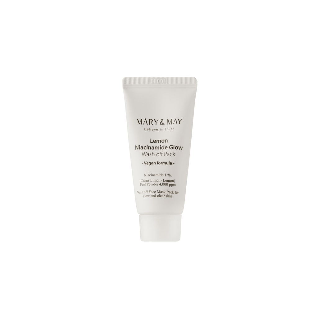 Маска для обличчя Mary & May Lemon Niacinamide Glow Wash Off Pack 30 г (8809670681876) - зображення 1