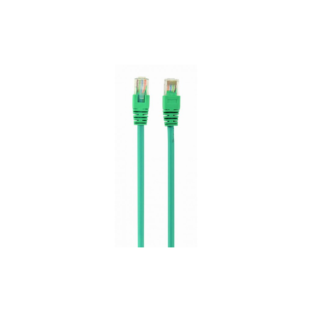 Патч-корд 1м UTP cat 6 CCA green Cablexpert (PP6U-1M/G) - зображення 1