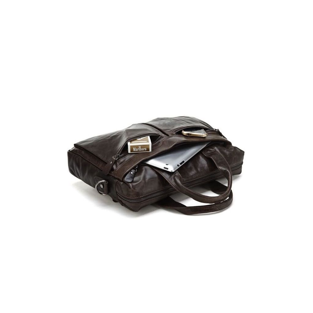 Сумка Vintage Коричнева (14088) - зображення 8