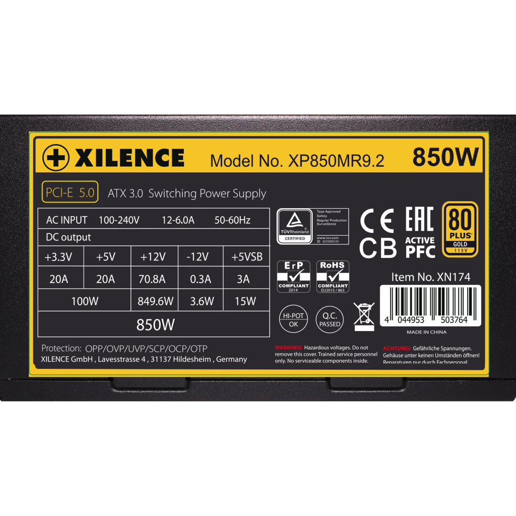 Блок живлення Xilence 850W (XP850MR9.2) - зображення 4