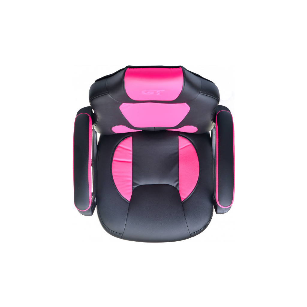 Крісло ігрове GT Racer X-1414 Black/Pink - зображення 5