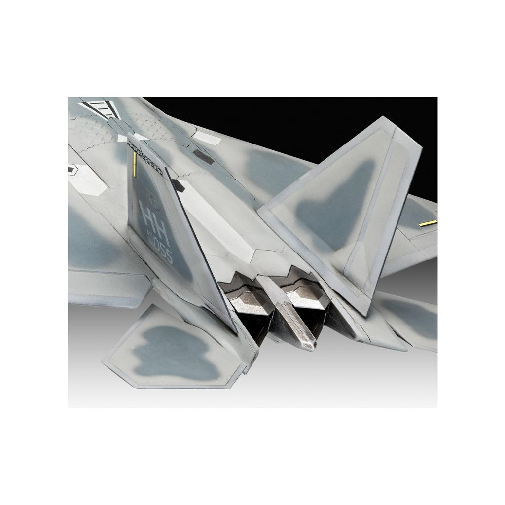 Збірна модель Revell Літак Lockheed Martin F-22A Raptor рівень 4 масштаб 1:72 (RVL-63858) - изображение 5