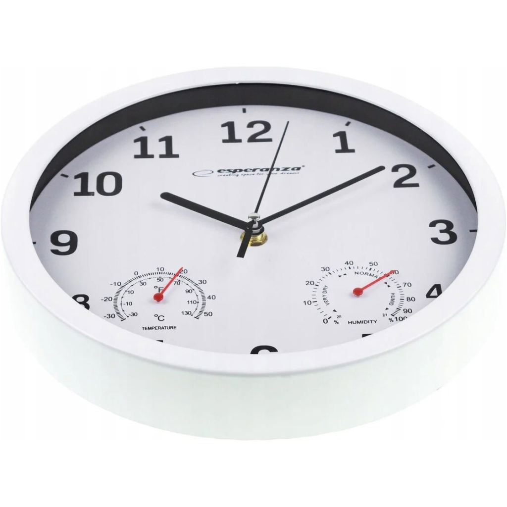 Настінний годинник Esperanza Wall Clock Lyon 25см White (EHC016W) - зображення 3