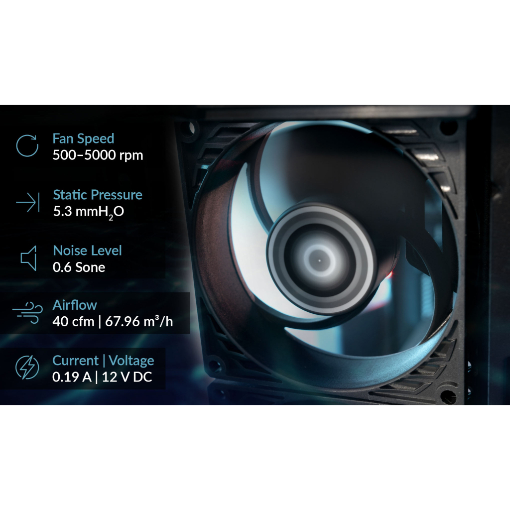 Кулер до корпусу Arctic P8 MAX (ACFAN00286A) - зображення 7