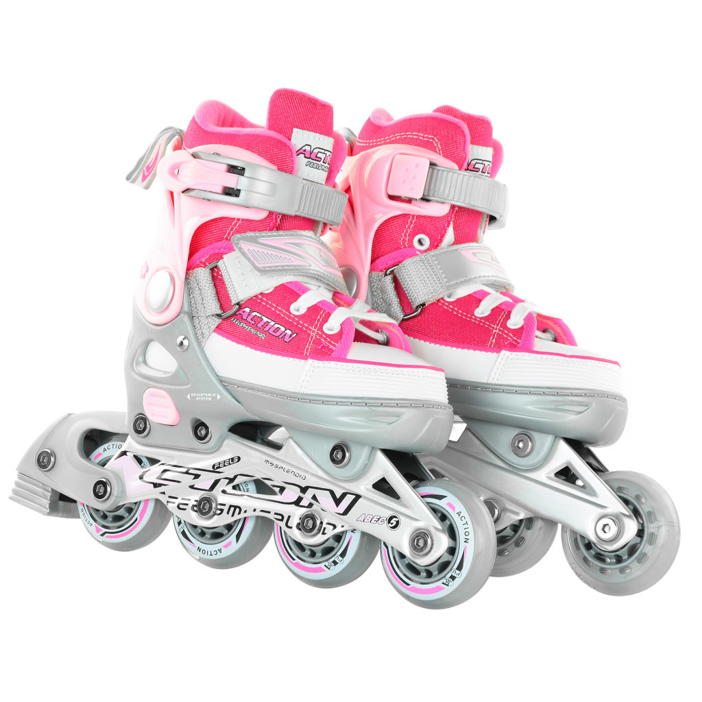 Роликові ковзани Action Anny Рожеві 29-32 (PW-126B-13-2PINK/29-32) - изображение 7