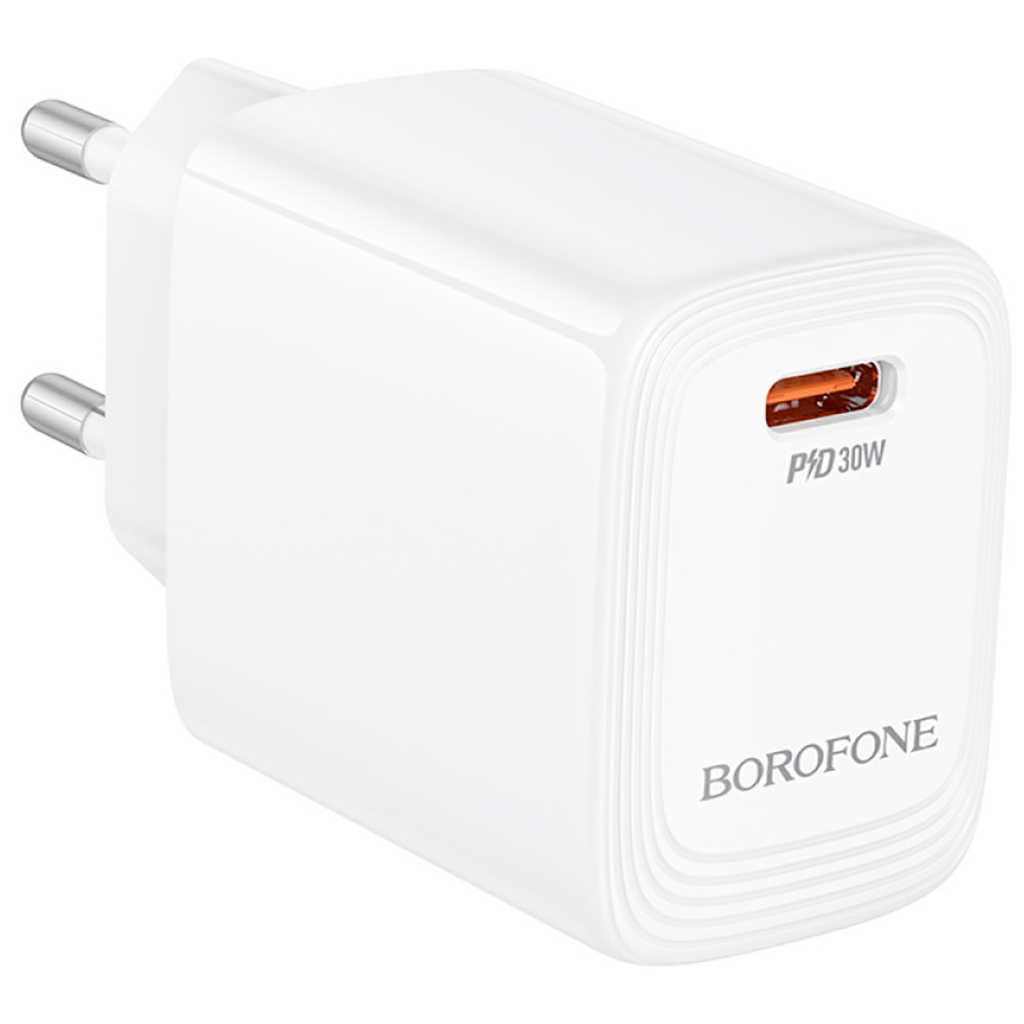 Зарядний пристрій BOROFONE BN28 Fuente USB-C PD30W White (6941991120299) - зображення 4