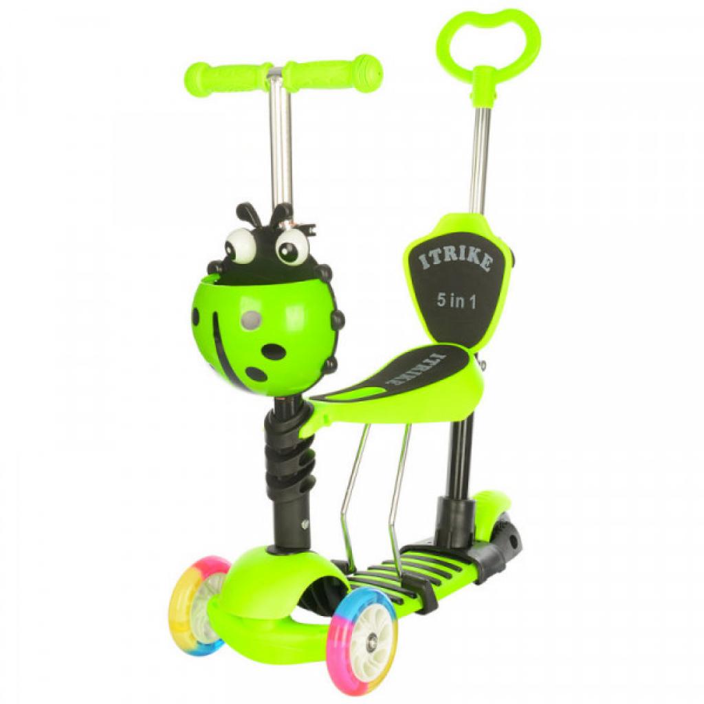 Самокат iTrike Maxi 5 в 1 Зелений (JR 3-026-C green) - зображення 1