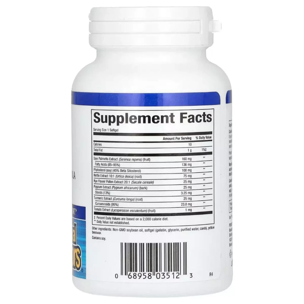 Вітамінно-мінеральний комплекс Natural Factors Здоров'я простати, рослинна формула, Prostate Health, 60 к (NFS-03512) - зображення 2