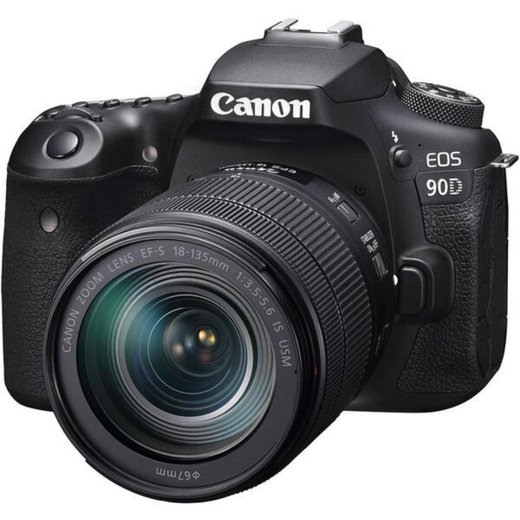Цифровий фотоапарат Canon EOS 90D 18-135 IS nano USM (3616C029) - зображення 1