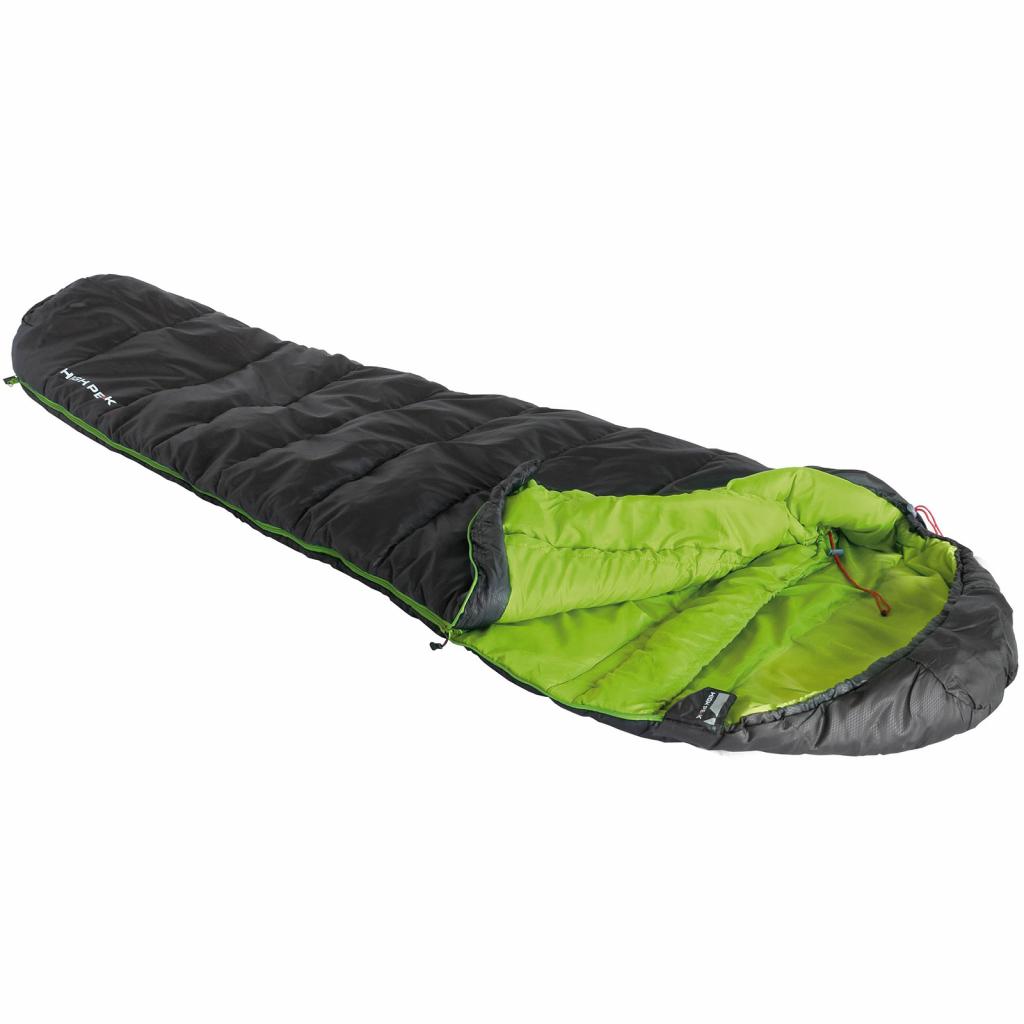 Спальний мішок High Peak Black Arrow +4C Dark Grey/Green Left (928926) - зображення 2