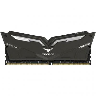 Модуль пам'яті для комп'ютера DDR4 32GB (2x16GB) 3000 MHz T-Force Night Hawk Black LED/Whi Team (THWD432G3000HC16CDC01) - зображення 4