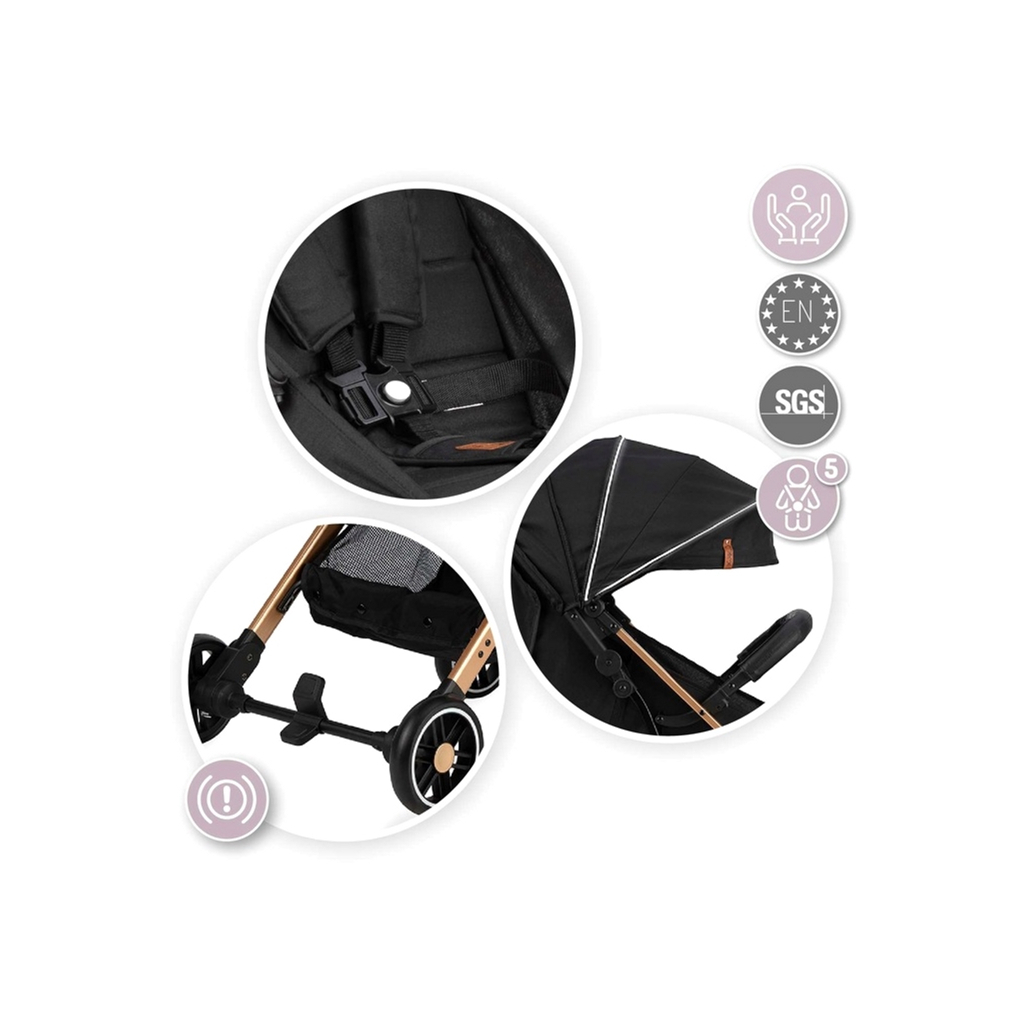 Коляска MoMi Estelle Black (WOSP00003) - зображення 7