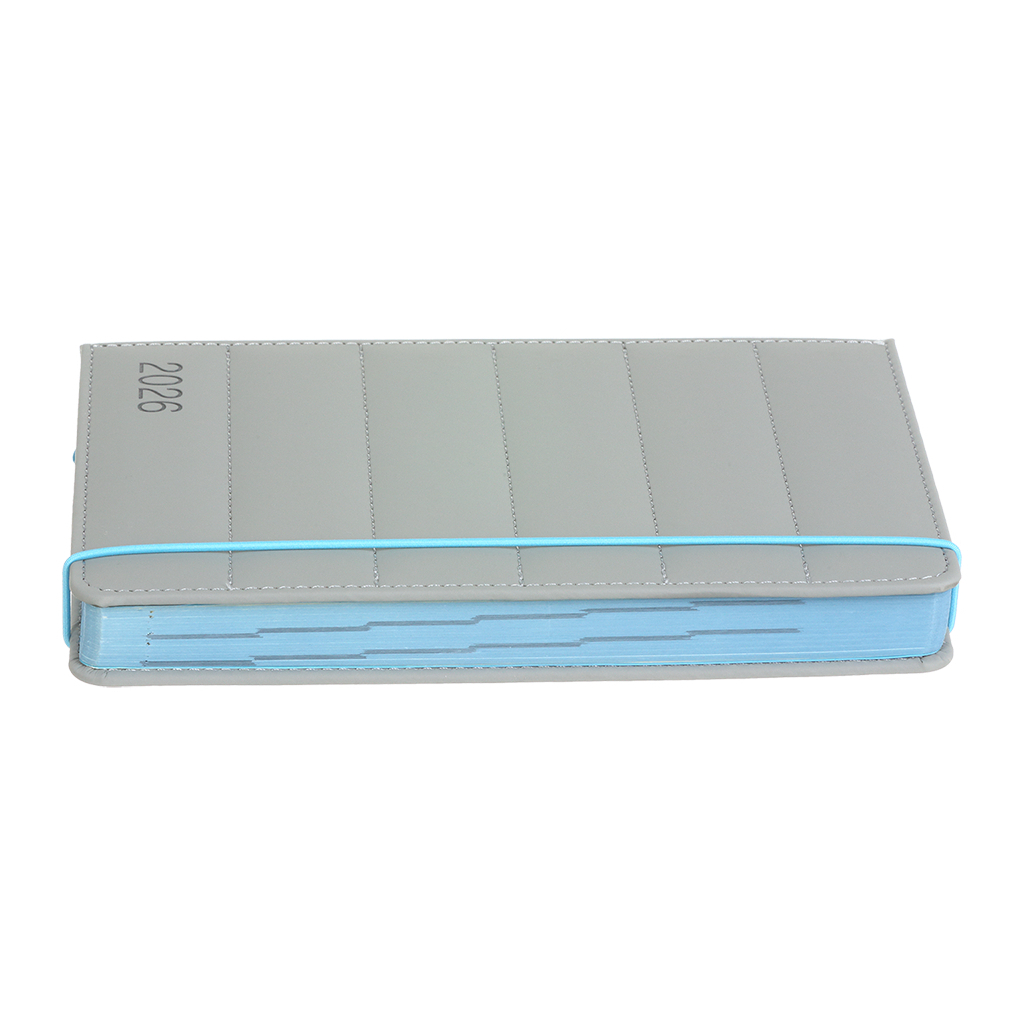 Тижневик Buromax датований 2026 AURA, А5 сірий (BM.21100-09) - изображение 4