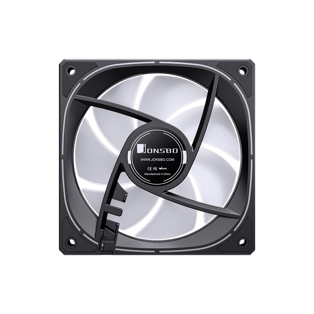 Кулер до корпусу JONSBO FR-505BR Reverse ARGB Black - зображення 7