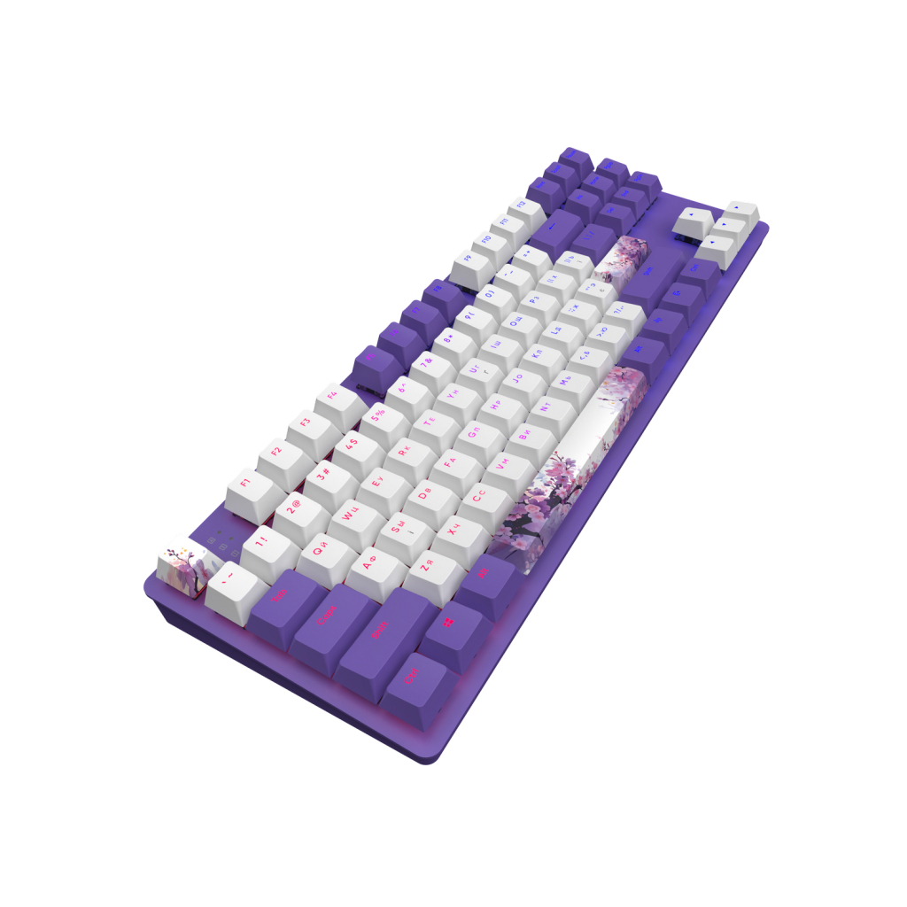 Клавіатура Dark Project One 87 Violet Horizons ABS RGB Mech G3MS Sapphire USB Violet/White (DPO87_GSH_DPUP_ANSI_UA) - зображення 4