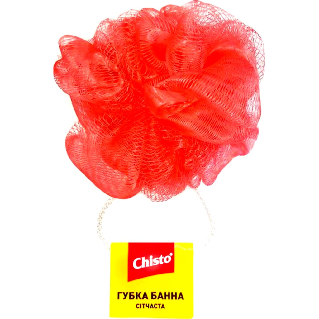 Губка для купання Chisto Класік Сітчаста Колір в асортименті (4820164150900) - picture 1