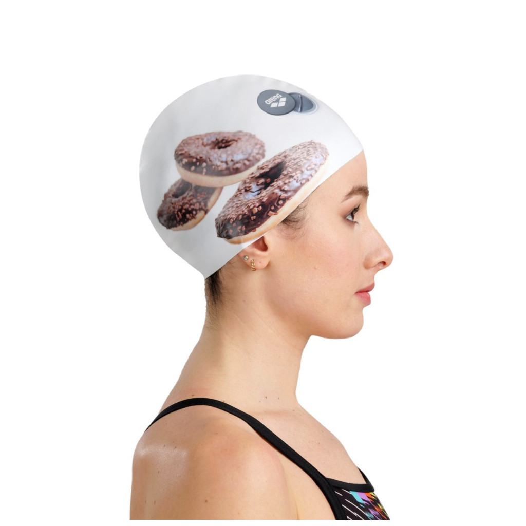 Шапка для плавання Arena HD Cap 005572-201 пончики Уні OSFM (3468336776476) - зображення 3