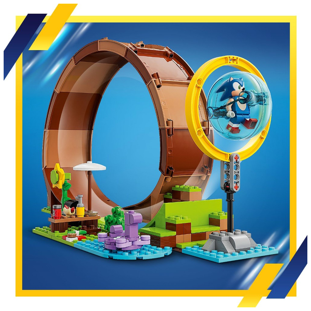 Конструктор LEGO Sonic the Hedgehog Змагання петлі Соніка на зеленому пагорбі 802 деталі (76994) - зображення 6