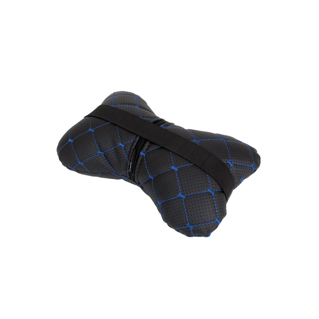 Подушка EVAtech ECO 27х16 см чорна з синьою ниткою (SPCRBL) - зображення 6