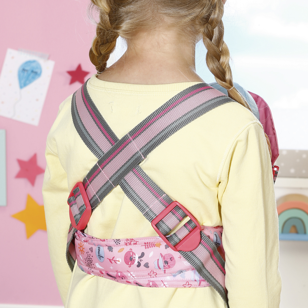 Аксесуар до ляльки Zapf Рюкзак-кенгуру для ляльки Baby Born - Поруч з мамою (832462) - зображення 6