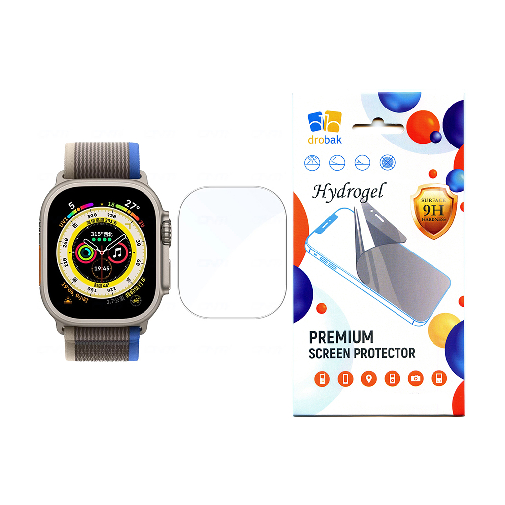 Плівка захисна Drobak Hydrogel Apple Watch Ultra 2 49mm (2шт) (323210) - зображення 1