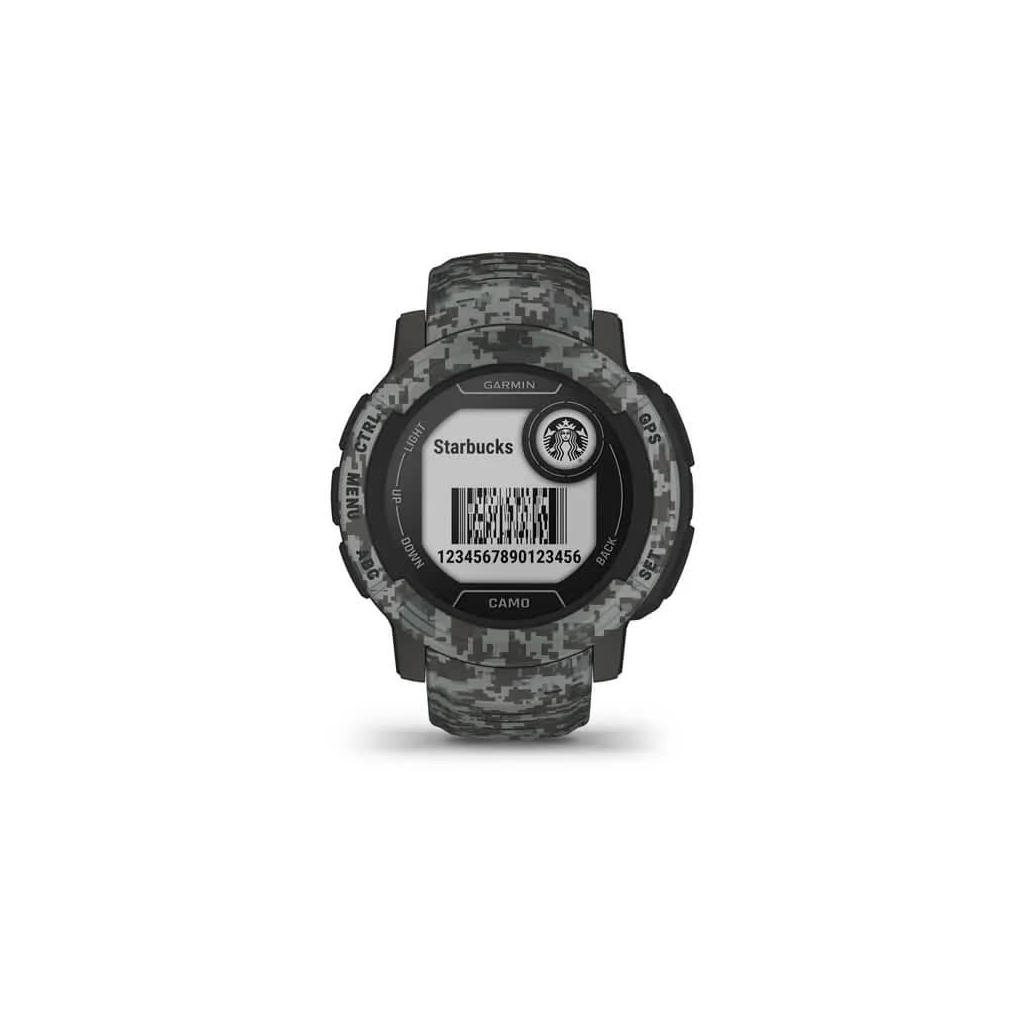 Смарт-годинник Garmin Instinct 2, Camo Edition, Graphite Camo, GPS (010-02626-03) - зображення 4