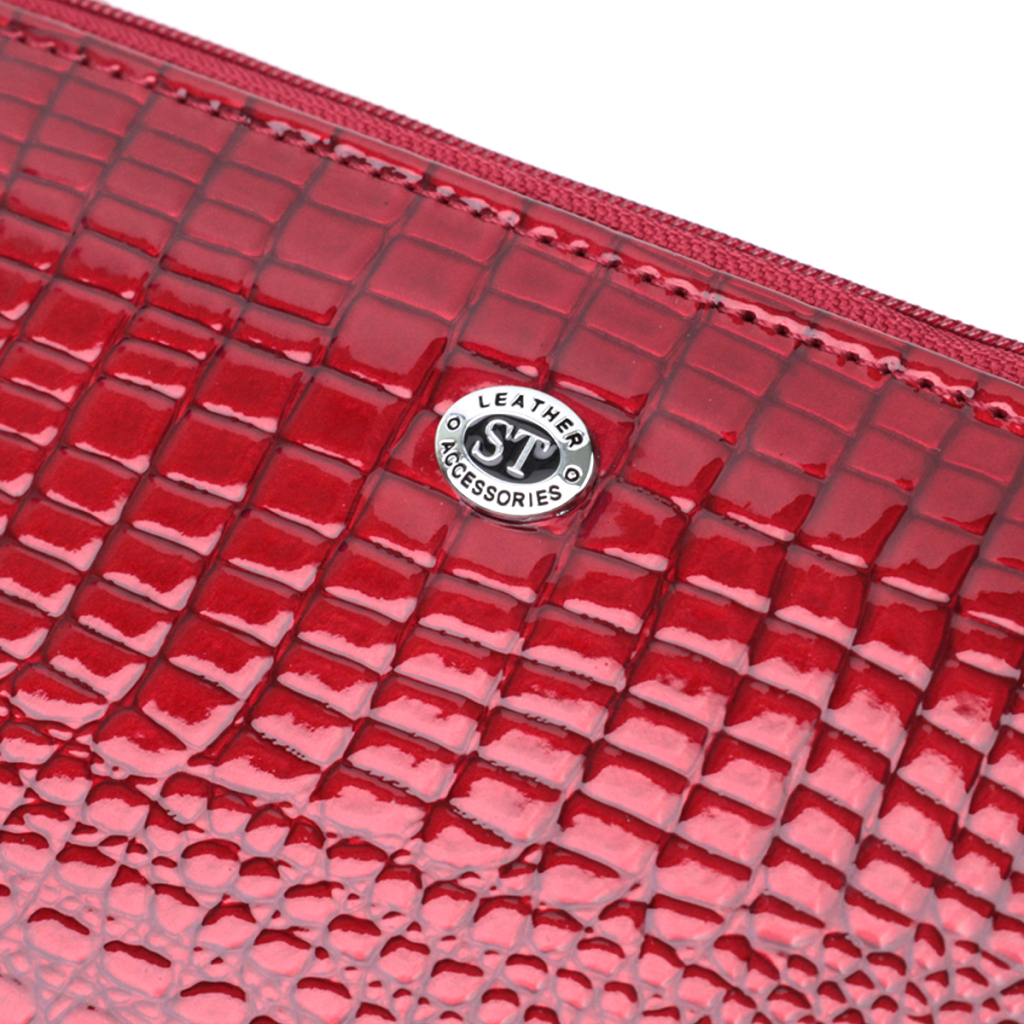 Гаманець ST Leather З натуральної шкіри Червоний (22715) - зображення 5