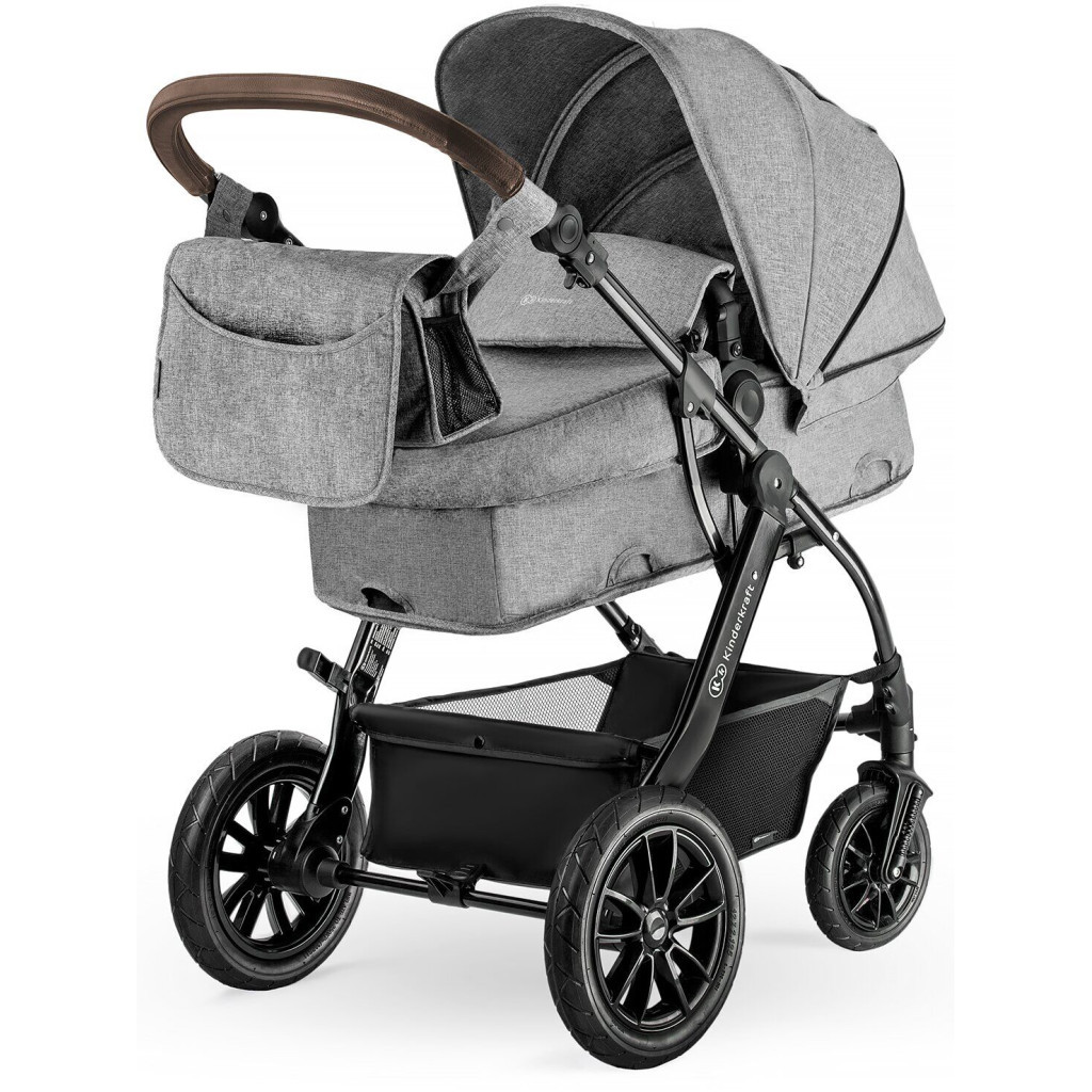 Коляска Kinderkraft 3 в 1 Moov Gray Melange (KKWMOOVGRYM0NC) (5902533915019) - зображення 5