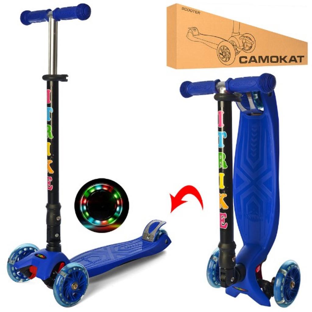 Самокат iTrike Maxi JR dark blue (JR 3-003-1-DBL dark blue) - зображення 3